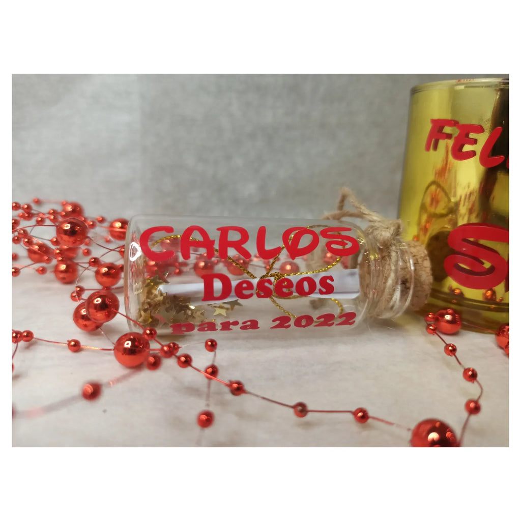 Botella de los deseos Personalizada - Personalizaciones MOA