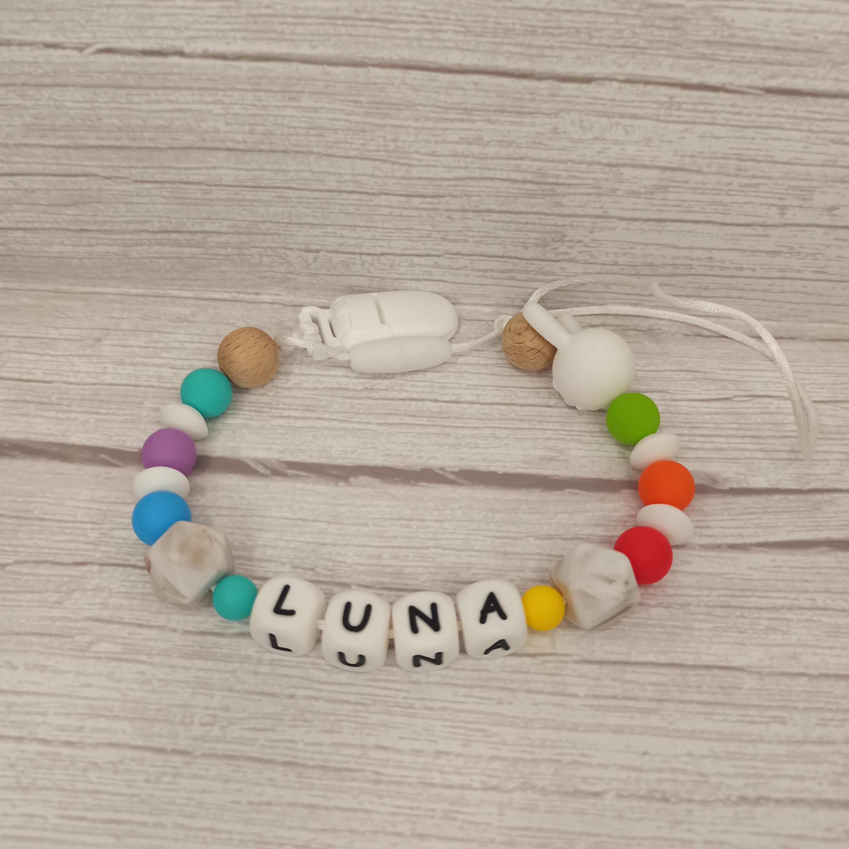 Chupetero con nombre - Personalizaciones MOA