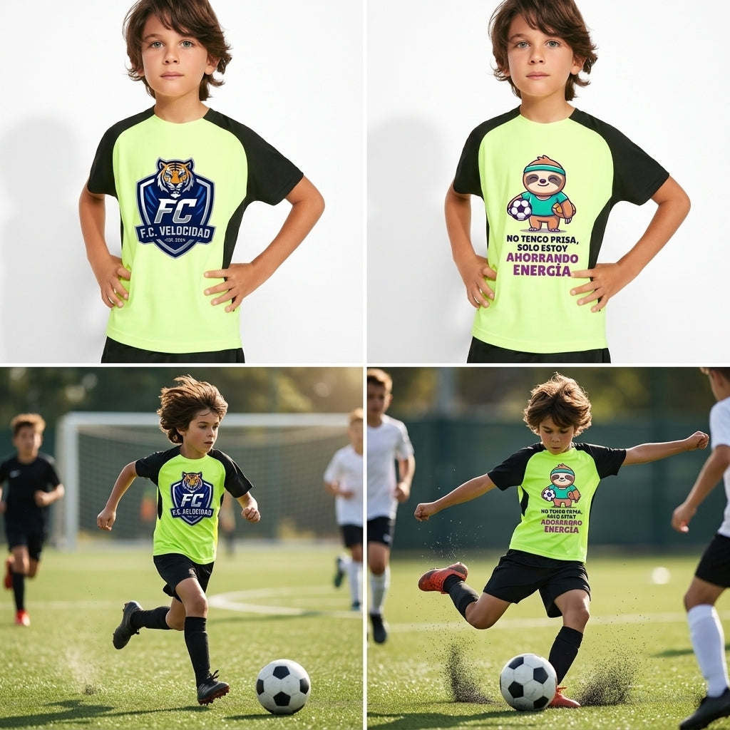 Camiseta Técnica Personalizada Bicolor