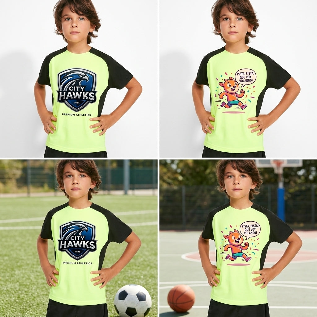 Camiseta Técnica Personalizada Bicolor