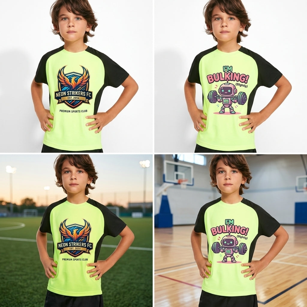 Camiseta Técnica Personalizada Bicolor