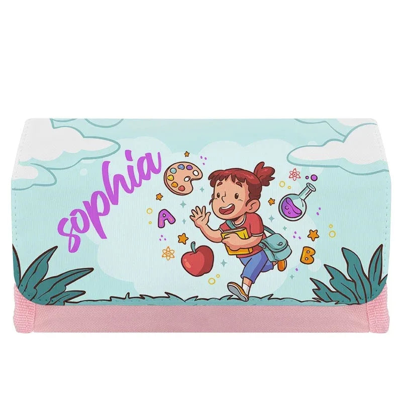 Estuche Escolar Personalizado con solapa - Personalizaciones MOA