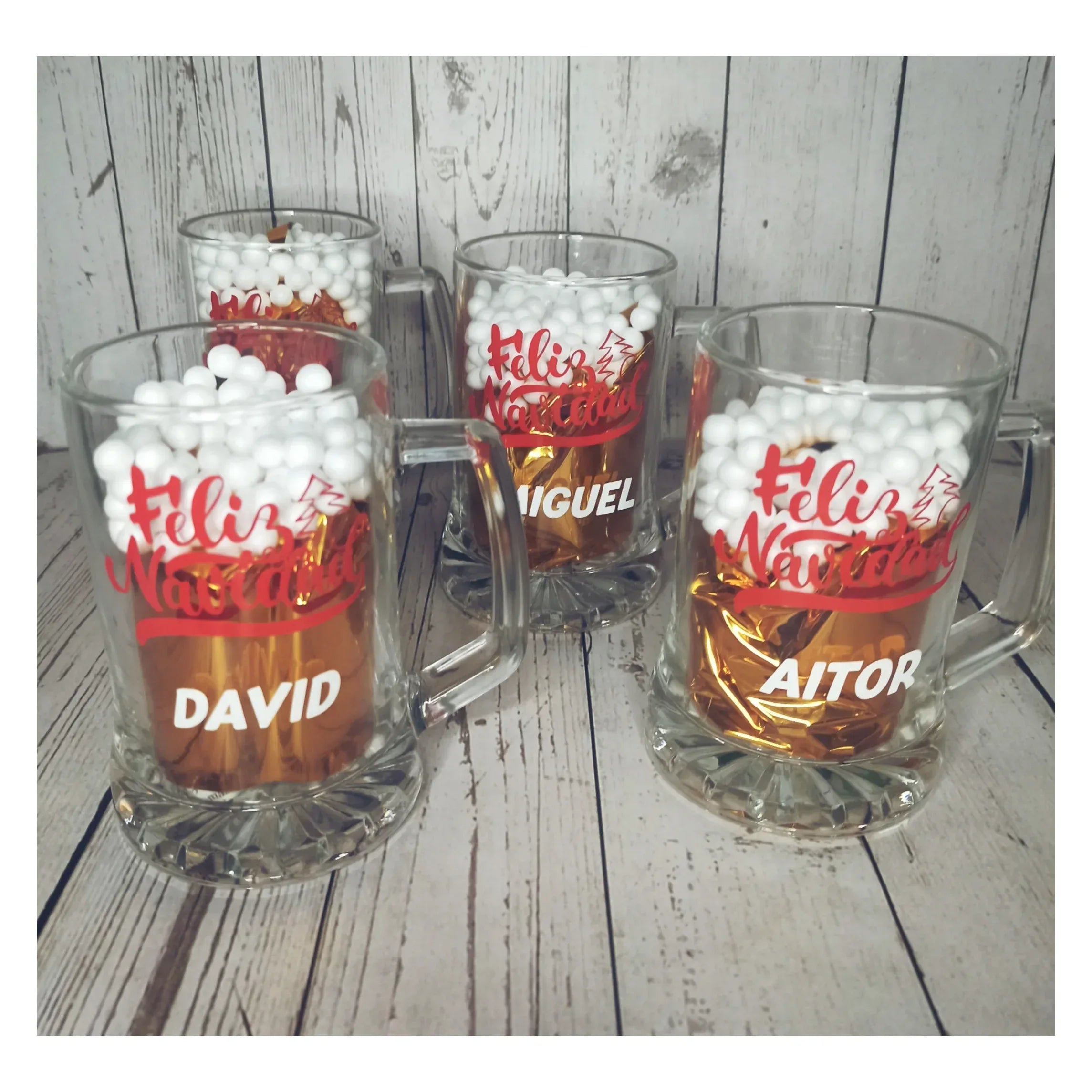 Jarra de Cerveza Personalizada "Vinilo" - Personalizaciones MOA