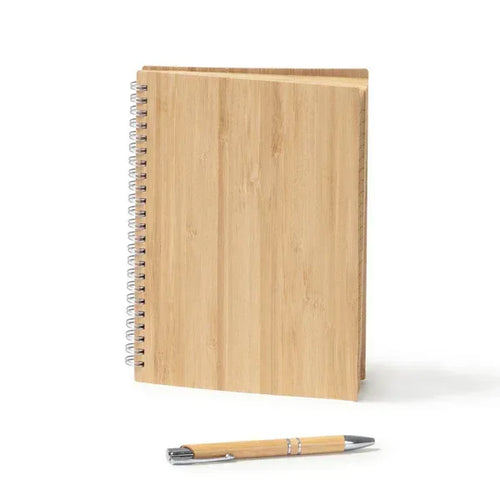 Libreta Personalizada con boli y bambú - Personalizaciones MOA