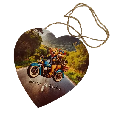 Placa Corazón MDF Personalizada - Personalizaciones MOA