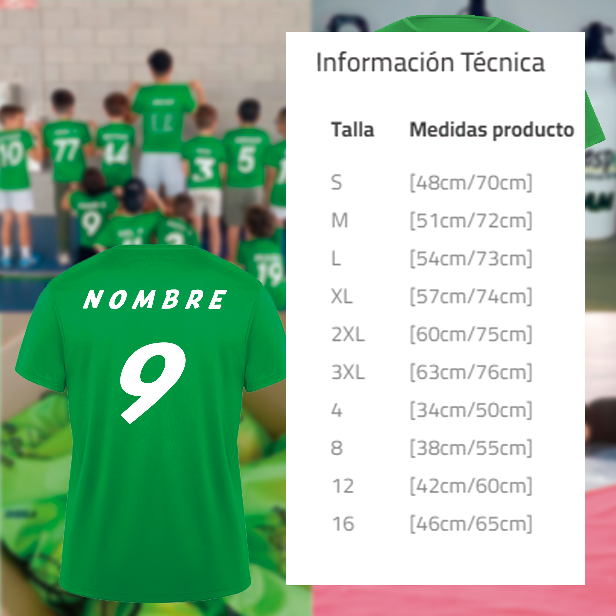 Camiseta Futbol Portero-Jugador - Personalizaciones MOA