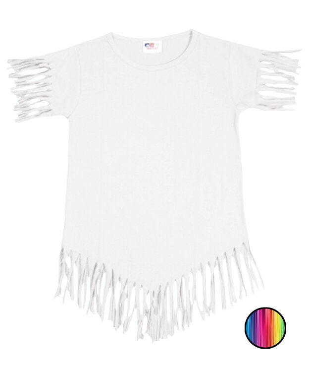 Vestido niña con flecos