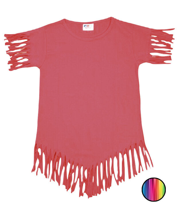 Vestido niña con flecos