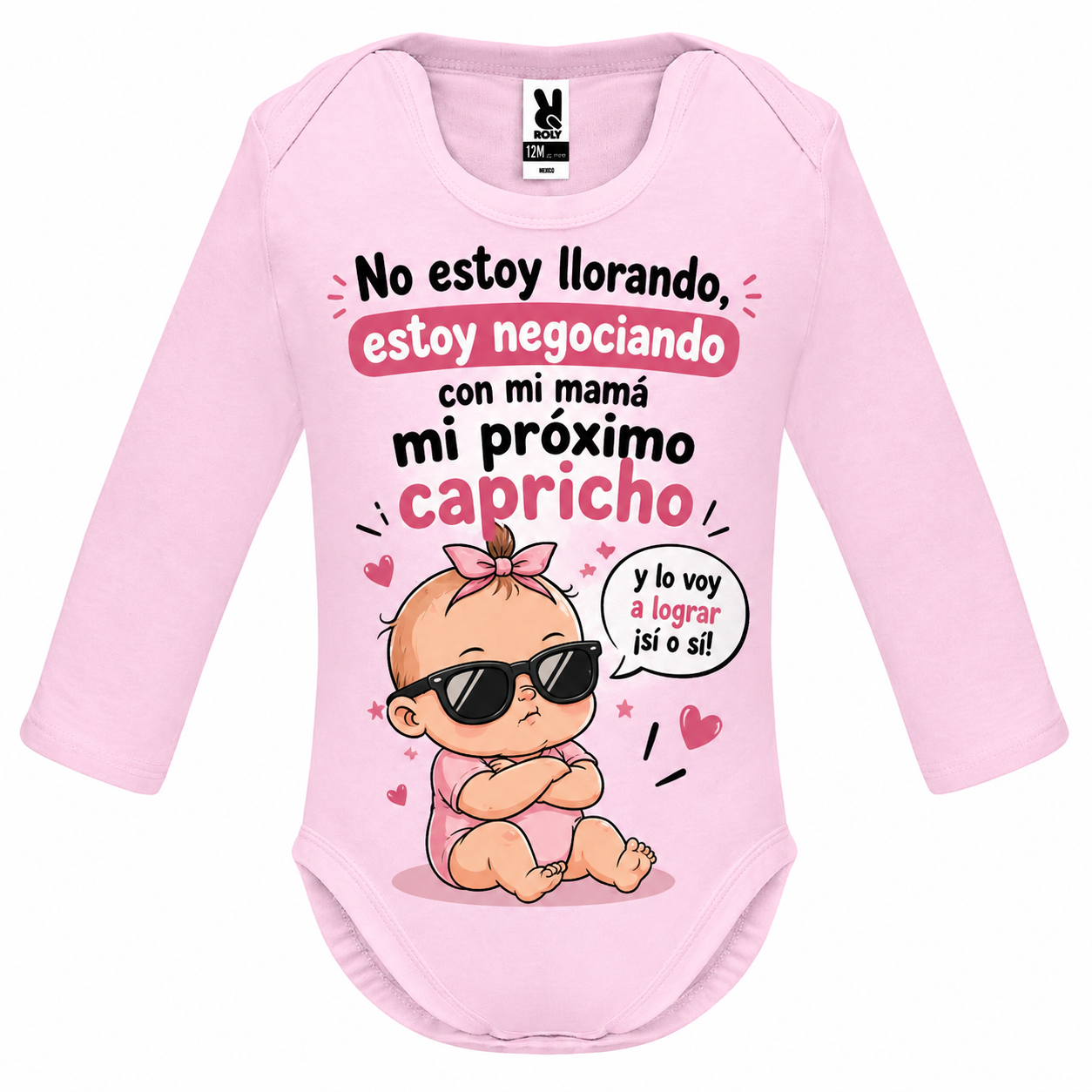 Body infantil Personalizado Algodón M/L