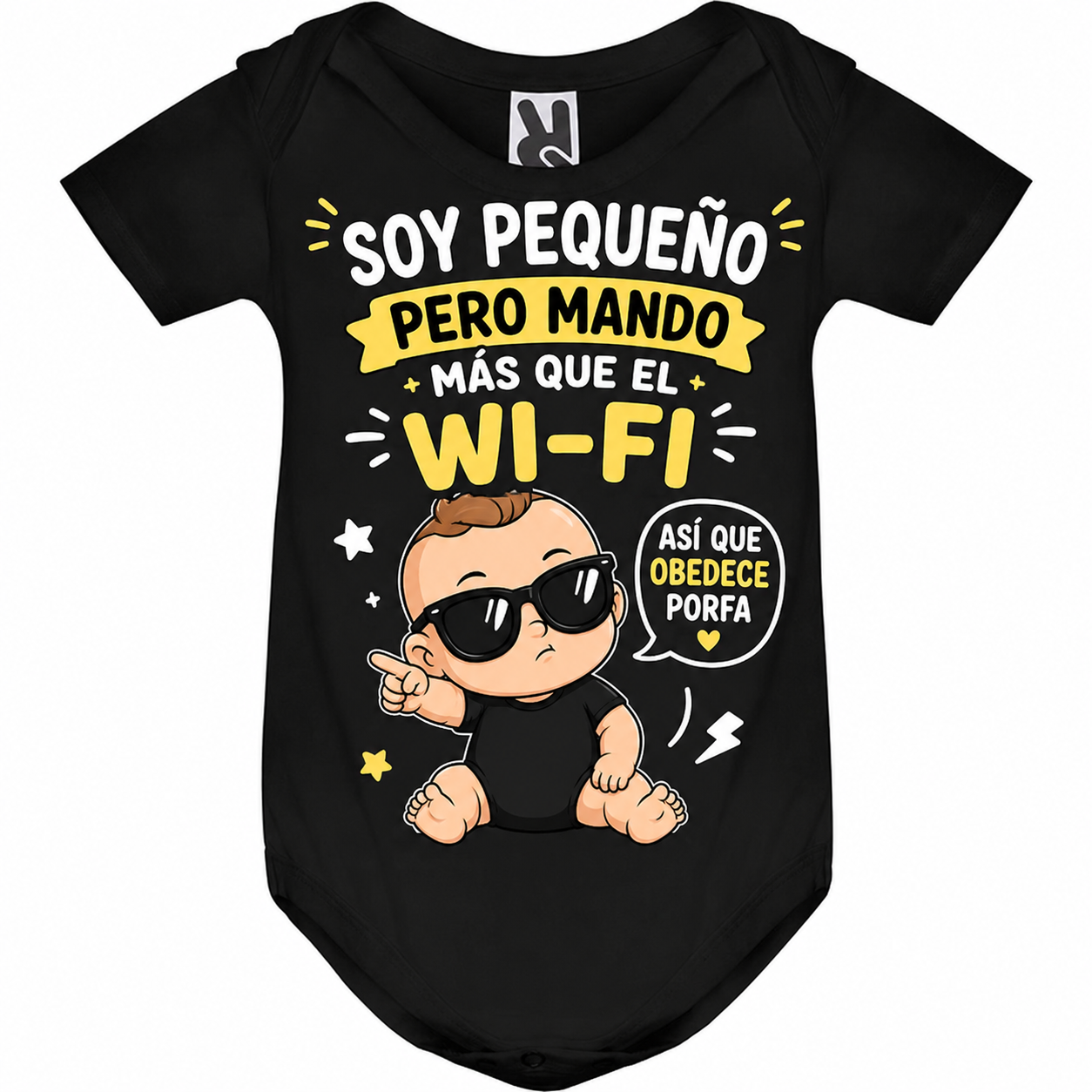 Body infantil Personalizado Algodón M/C