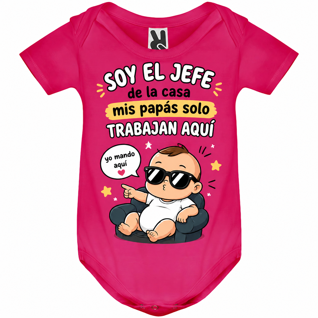 Body infantil Personalizado Algodón M/C