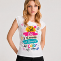 Camiseta Chica Blanca Personalizada