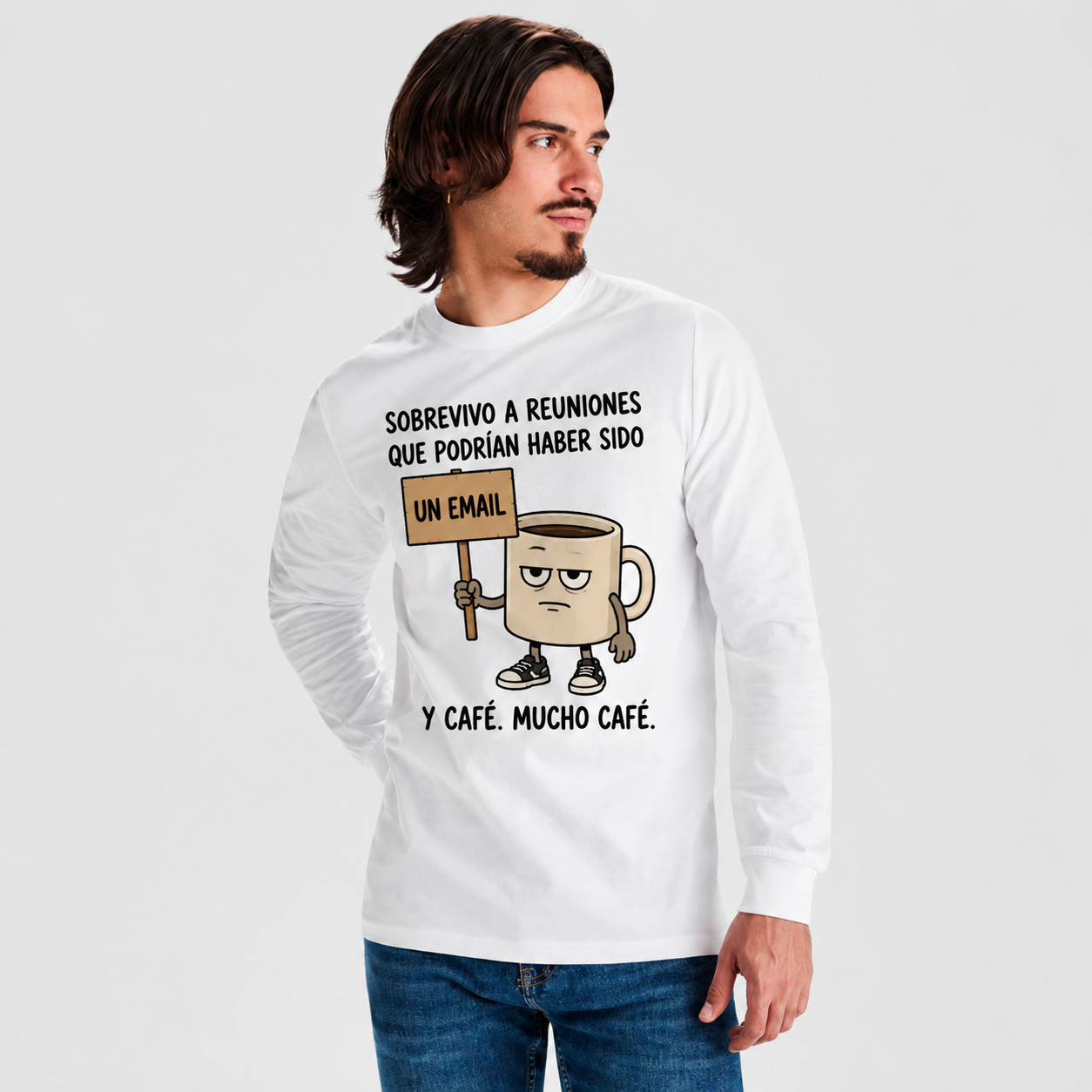 Camiseta Manga larga Personalizada con puños