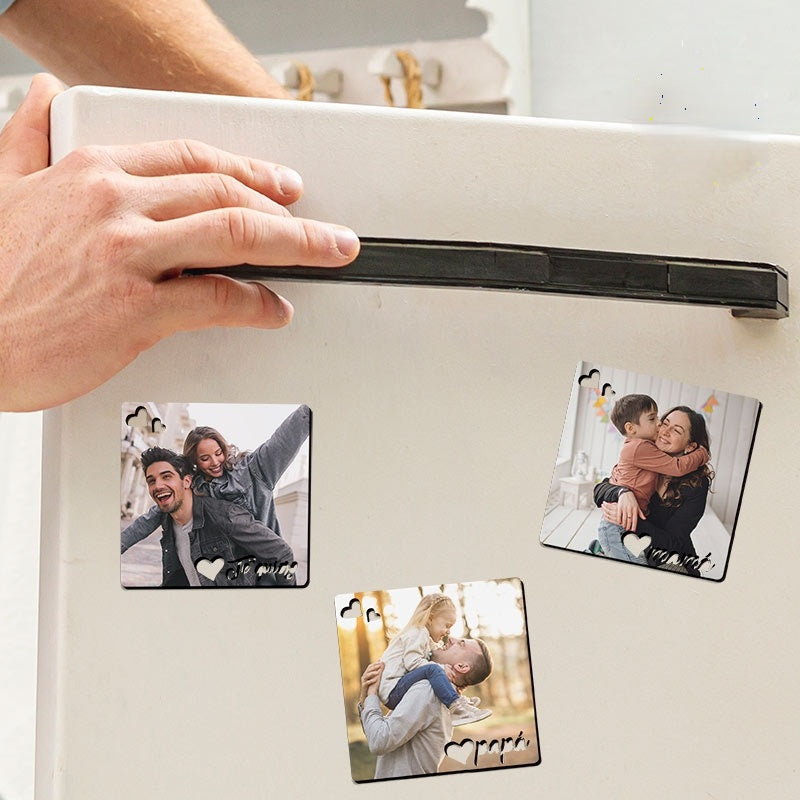 Imán Madera Personalizado serie Familia - Personalizaciones MOA