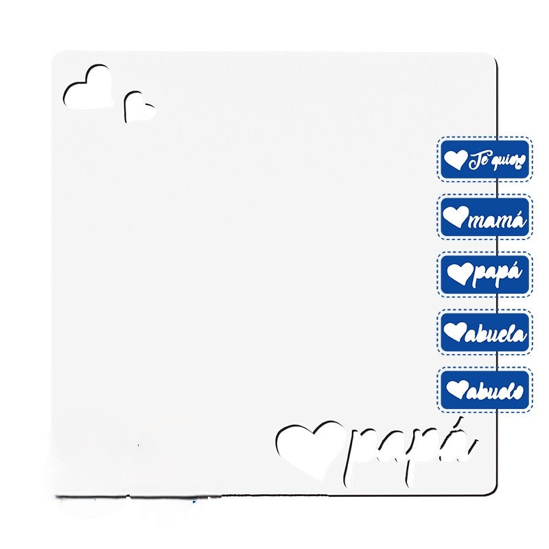 Imán Madera Personalizado serie Familia - Personalizaciones MOA