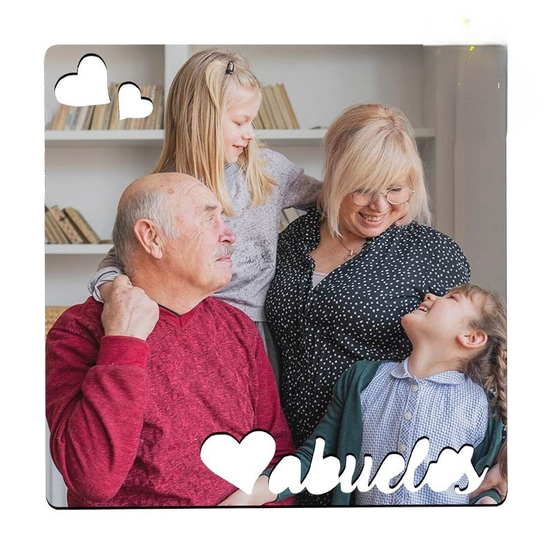 Imán Madera Personalizado serie Familia - Personalizaciones MOA