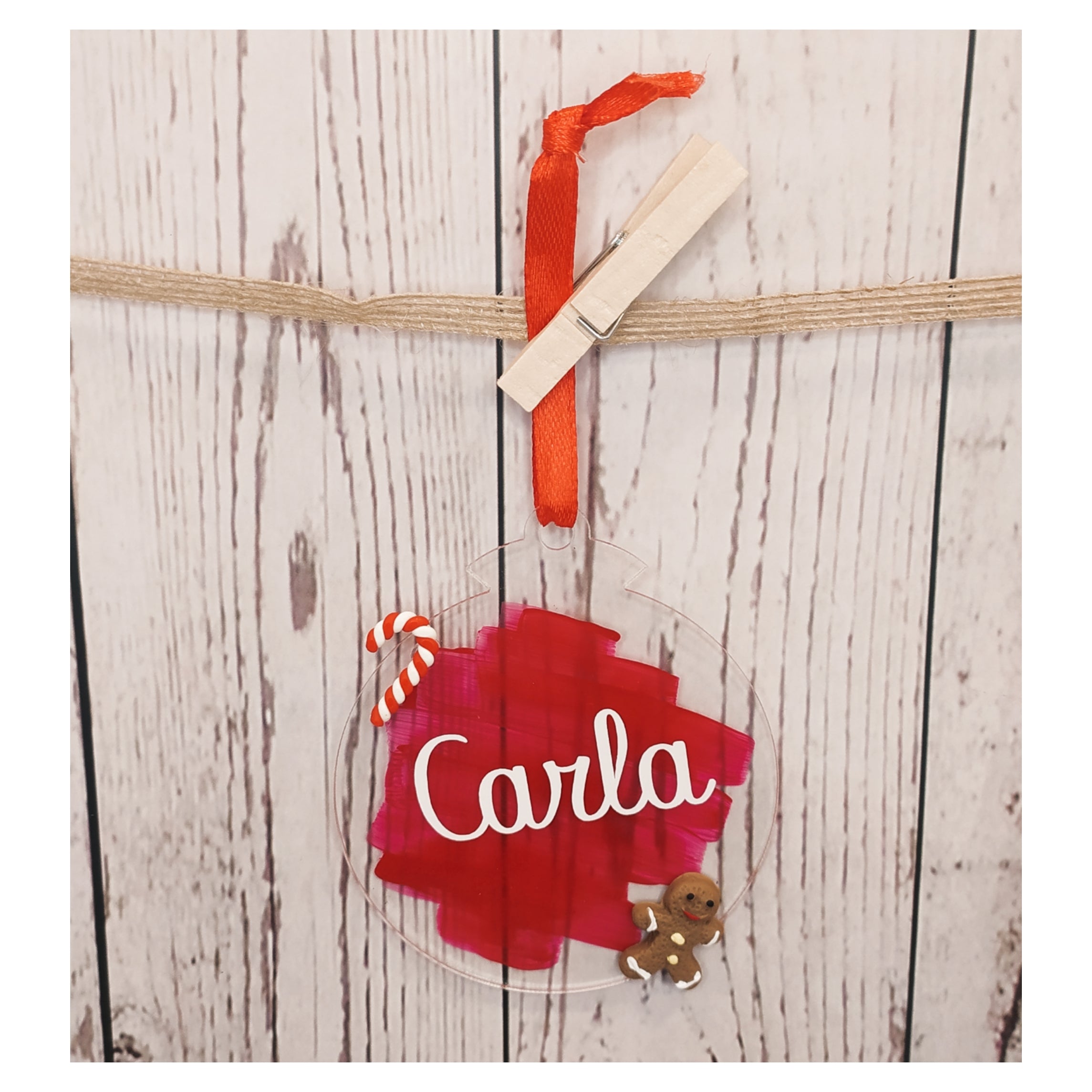 Adorno de Navidad acrílico Personalizado