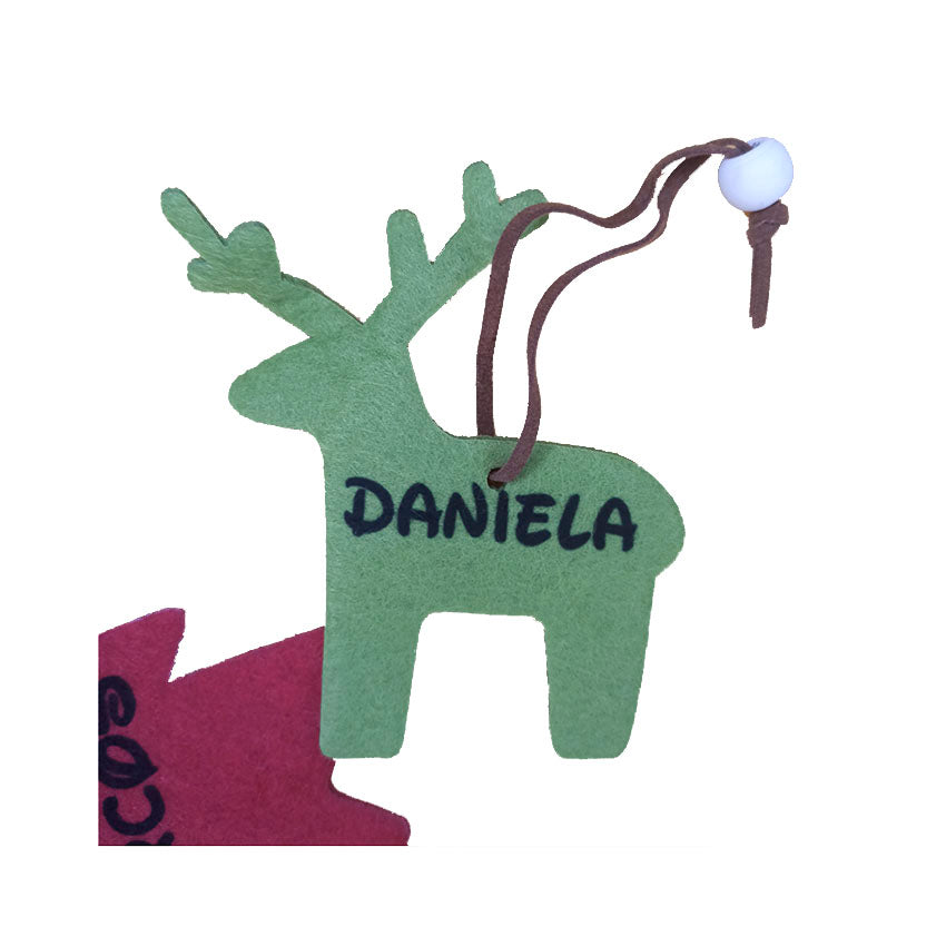 Adorno de Navidad de fieltro Personalizado