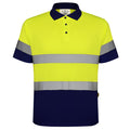 Polo con Logo Alta Visibilidad Manga Corta