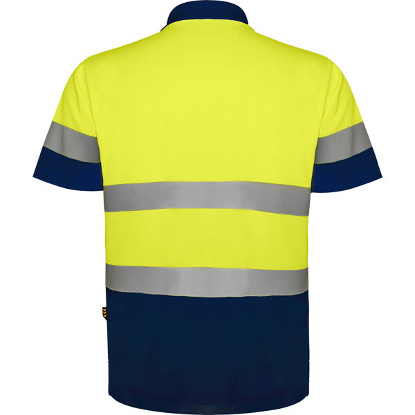 Polo con Logo Alta Visibilidad Manga Corta
