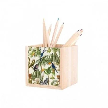 Porta lápices de madera - Personalizaciones MOA