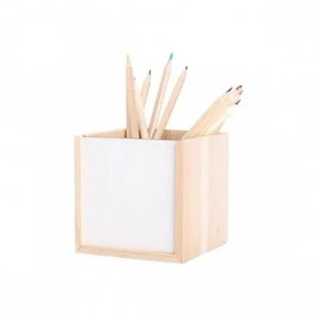 Porta lápices de madera - Personalizaciones MOA