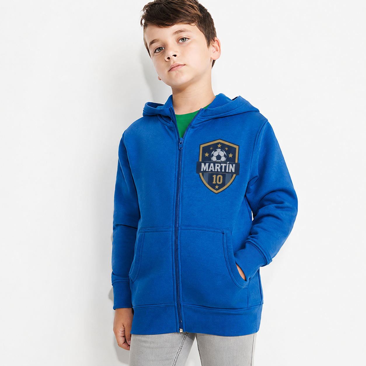 Sudadera Personalizada Cremallera y Capucha