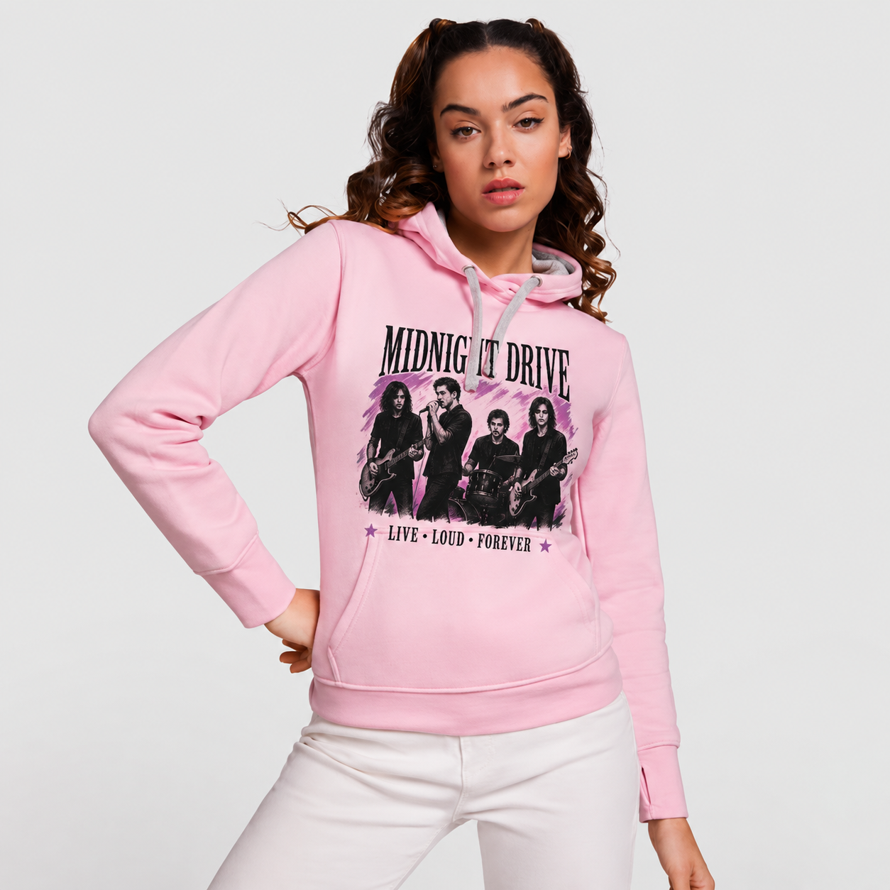 Sudadera Chica Personalizada Capucha y Bolsillo