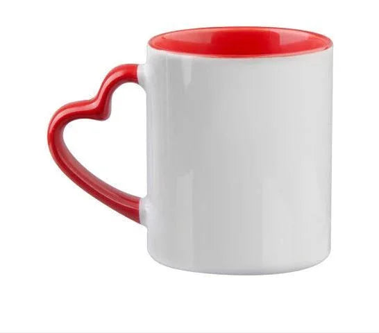 Taza de Cerámica Asa de corazon - Personalizaciones MOA