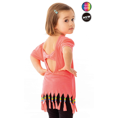 Vestido niña con bolas de colores